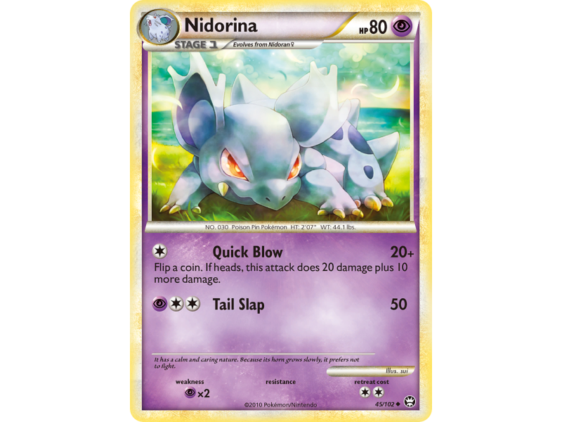 Nidorina (Reverse Holo)