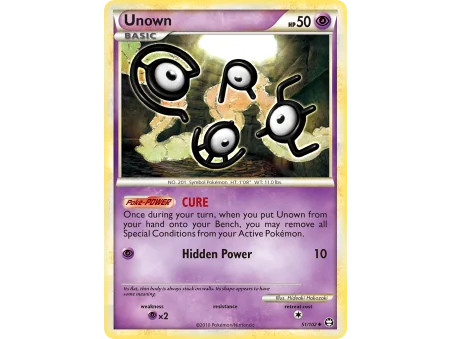 Unown (Reverse Holo)