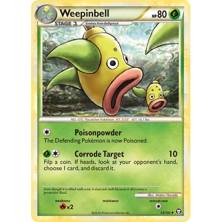Weepinbell (Reverse Holo)