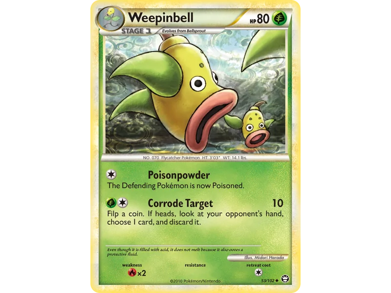 Weepinbell (Reverse Holo)
