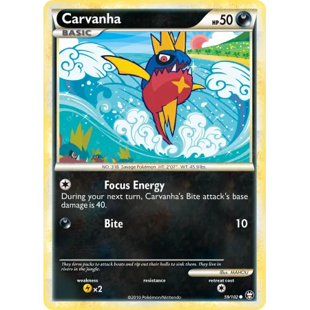 Carvanha (Reverse Holo)