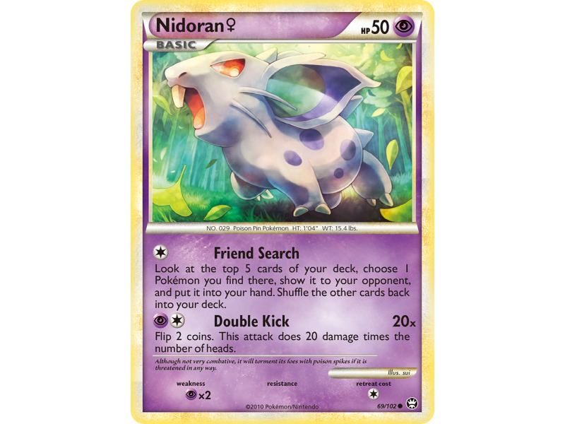 Nidoran ♀ (Reverse Holo)