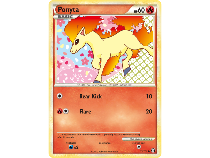 Ponyta (Reverse Holo)