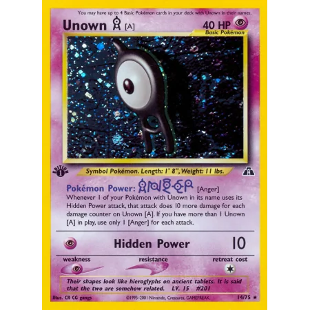 Unown [A] (Holo)