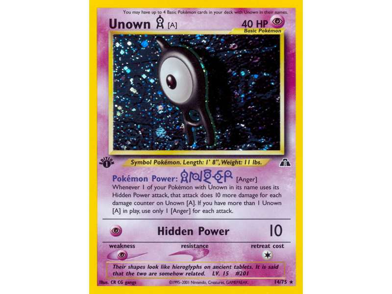 Unown [A] (Holo)