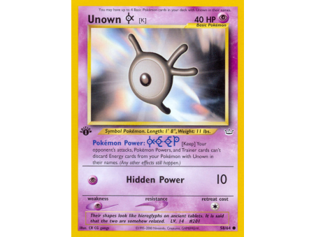 Unown [K]