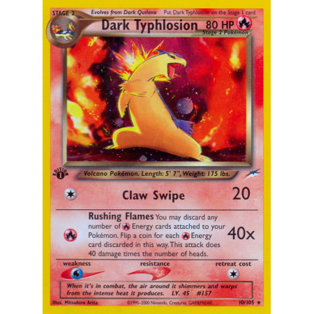 Dark Typhlosion (Holo)