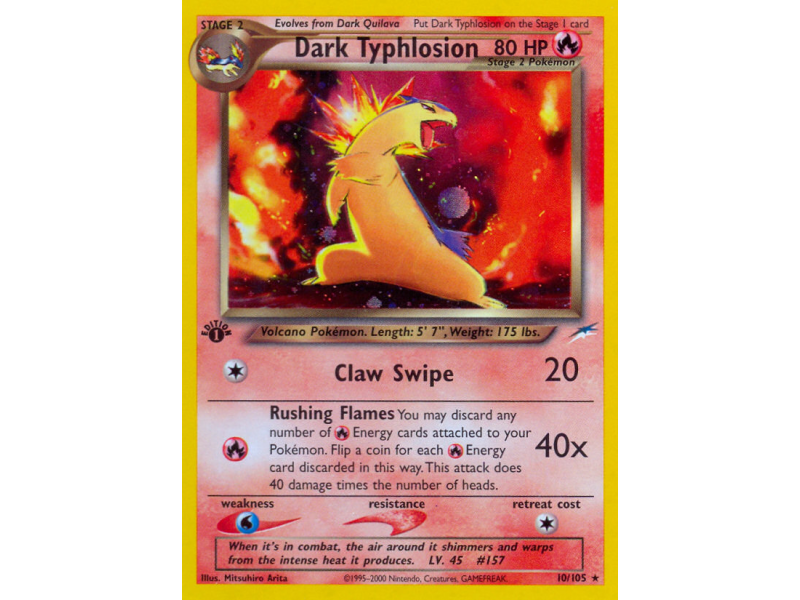 Dark Typhlosion (Holo)