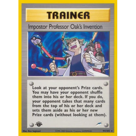 Impostor Professor Oak's Invention
