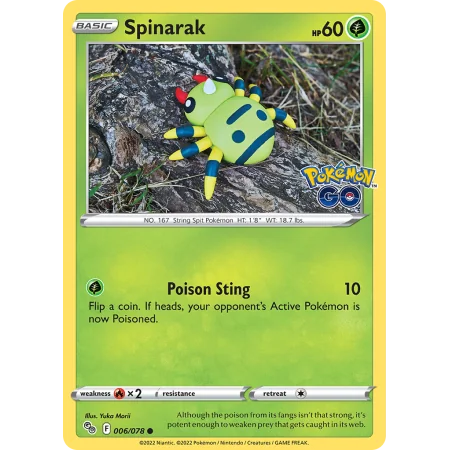 Spinarak (Reverse Holo)