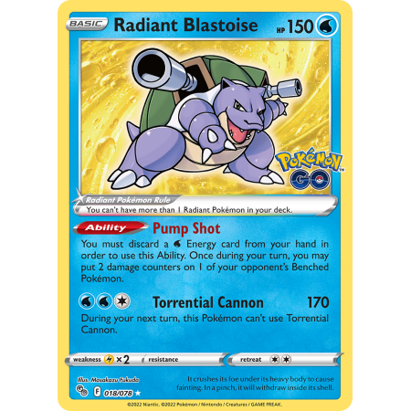 Radiant Blastoise