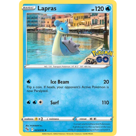 Lapras (Reverse Holo)