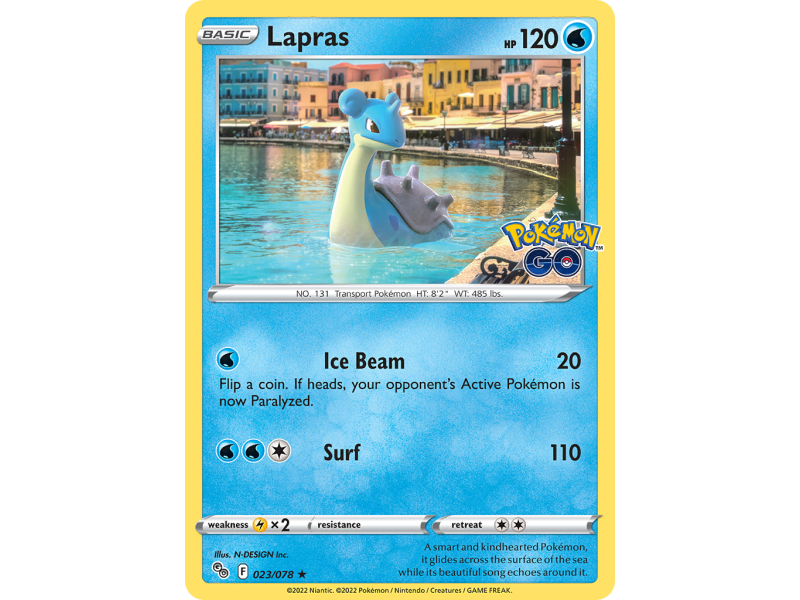 Lapras (Reverse Holo)