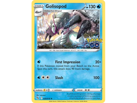 Golisopod (Reverse Holo)