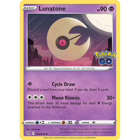 Lunatone (Reverse Holo)
