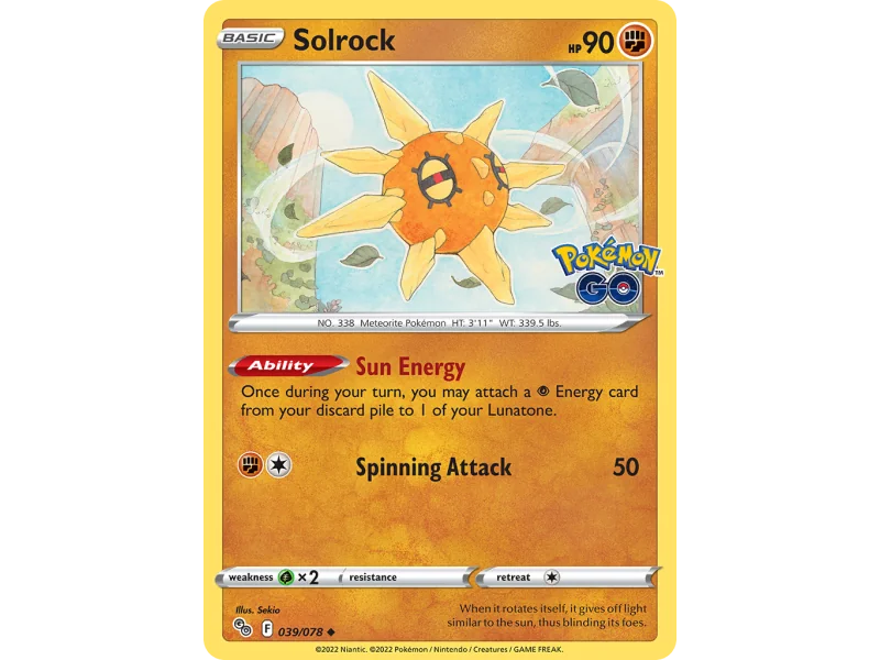 Solrock (Reverse Holo)