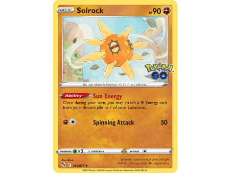 Solrock (Reverse Holo)