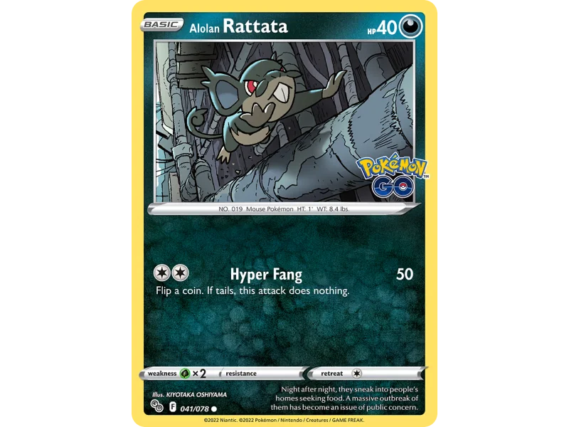 Alolan Rattata (Reverse Holo)