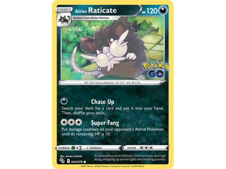 Alolan Raticate (Reverse Holo)