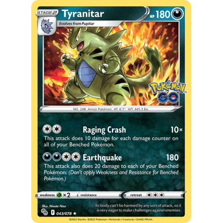 Tyranitar (Reverse Holo)