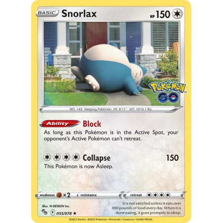Snorlax (Reverse Holo)