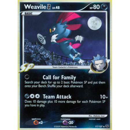 Weavile G (Reverse Holo)
