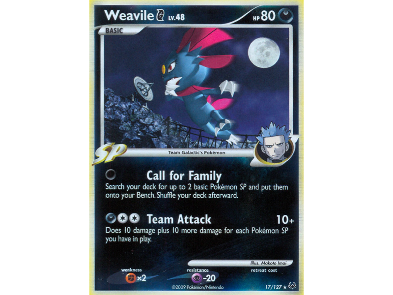 Weavile G (Reverse Holo)