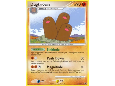 Dugtrio (Reverse Holo)