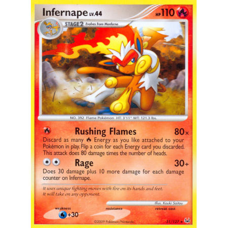 Infernape (Reverse Holo)
