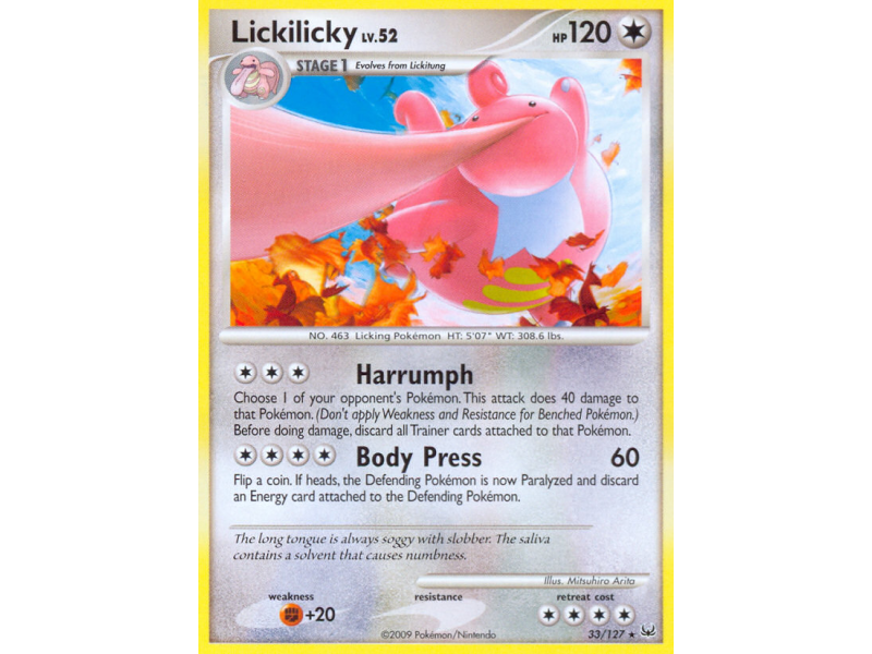 Lickilicky (Reverse Holo)