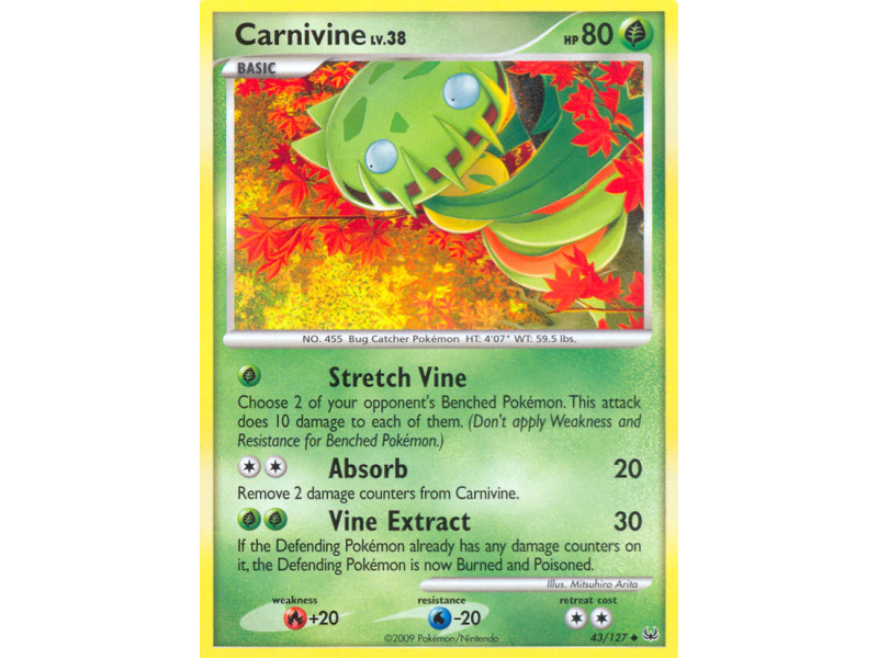 Carnivine (Reverse Holo)