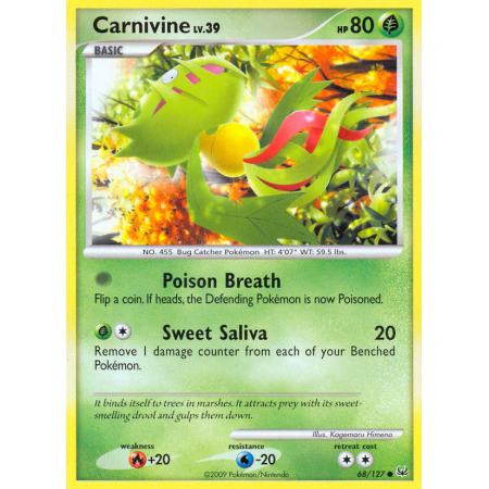 Carnivine (Reverse Holo)