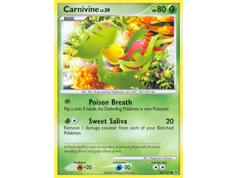 Carnivine (Reverse Holo)