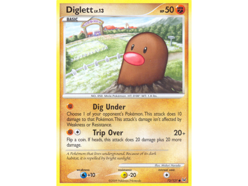 Diglett (Reverse Holo)