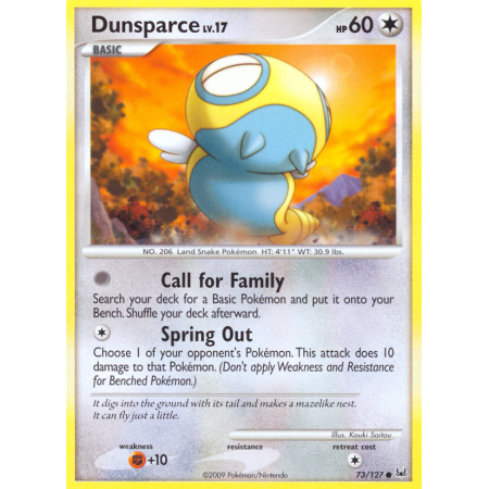 Dunsparce (Reverse Holo)