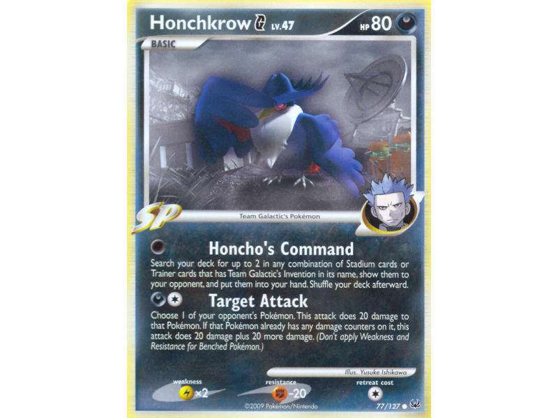 Honchkrow G (Reverse Holo)