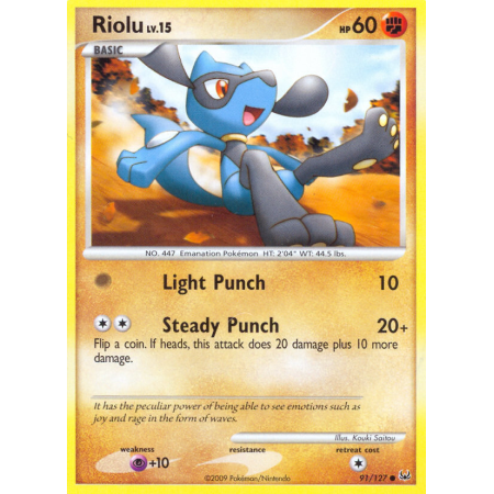 Riolu (Reverse Holo)