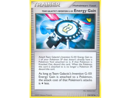 Team Galactic's Invention G-101 Energy Gain
