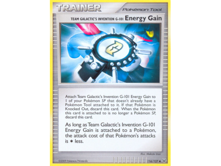 Team Galactic's Invention G-101 Energy Gain (Reverse Holo)
