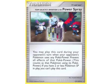 Team Galactic's Invention G-103 Power Spray (Reverse Holo)