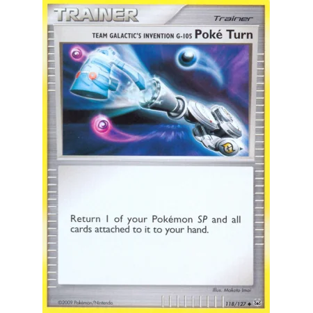 Team Galactic's Invention G-105 Poké Turn (Reverse Holo)
