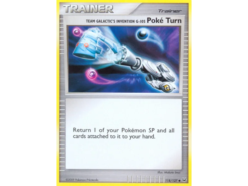 Team Galactic's Invention G-105 Poké Turn (Reverse Holo)