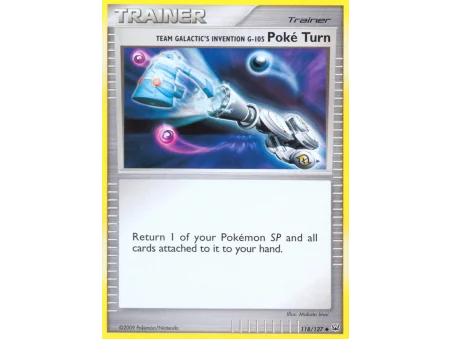 Team Galactic's Invention G-105 Poké Turn (Reverse Holo)