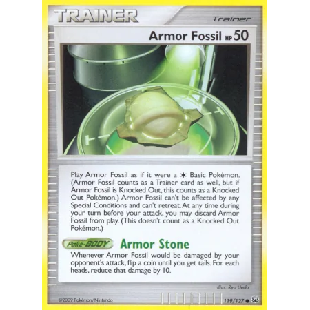 Armor Fossil (Reverse Holo)