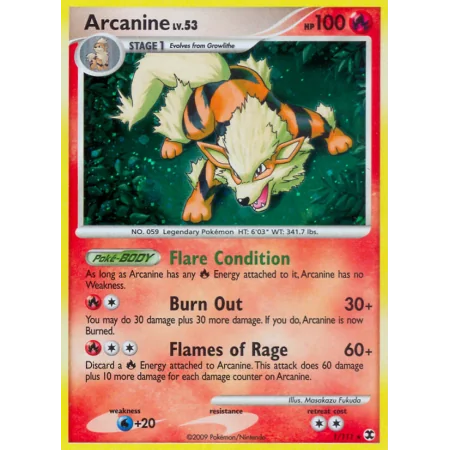 Arcanine (Reverse Holo)