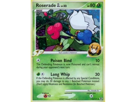 Roserade GL (Reverse Holo)