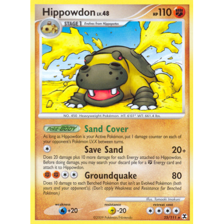 Hippowdon (Reverse Holo)