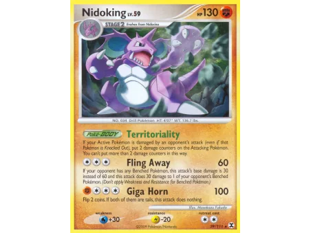 Nidoking (Reverse Holo)