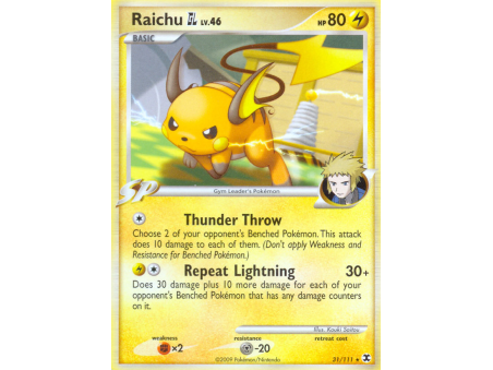 Raichu GL (Reverse Holo)