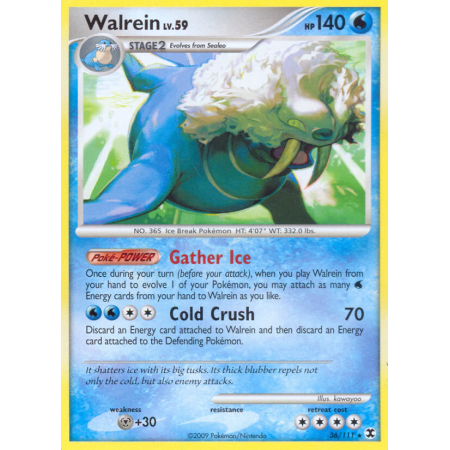 Walrein (Reverse Holo)